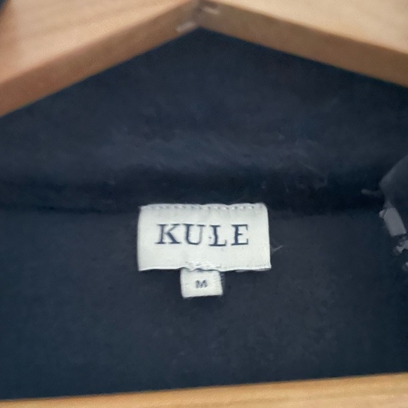 Kule Full Zip Velour Mockneck Track Jacket Navy - Picture 8 of 8